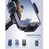 imageLamicall Car Phone Holder  Strongest MilitaryGrade Suction Cup 360 Rotation Phone Holders for Your Car Quick Release Adjustable Car Phone Mount Dashboard for iPhone 16 Galaxy Smartphone TruckNEW Upgraded  Dark grey