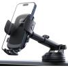 imageLamicall Car Phone Holder  Strongest MilitaryGrade Suction Cup 360 Rotation Phone Holders for Your Car Quick Release Adjustable Car Phone Mount Dashboard for iPhone 16 Galaxy Smartphone TruckBlack