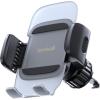 imageLamicall Car Phone Holder Vent  Upgraded Spring Loaded Hook Big Phone Friendly Air Vent Cell Phone Holders for Your Car Mount Automobile Hands Free Cradle for iPhone 16 15 14 13 Pro Max SmartphoneBlack