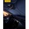 imageLamicall Car Windshield Sun Shade  4Layer Reflective 240T Sun ampamp UV Reflective Windshield Cover Sun Shade  Easy Install Foldable  64quotx34quot Windshield Cover for Medium Sedan SUV66x37