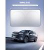 imageLamicall Car Windshield Sun Shade  4Layer Reflective 240T Sun ampamp UV Reflective Windshield Cover Sun Shade  Easy Install Foldable  64quotx34quot Windshield Cover for Medium Sedan SUV59x31