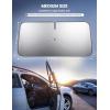 imageLamicall Car Windshield Sunshade Umbrella  Foldable Car Windshield Sun Shade Cover 5 Layers UV Block Coating 52quotx31quot Front Window Heat Insulation Protection for Auto Sedan SUV Windshield61x33