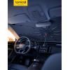 imageLamicall Car Windshield Sunshade Umbrella  Foldable Car Windshield Sun Shade Cover 5 Layers UV Block Coating 52quotx31quot Front Window Heat Insulation Protection for Auto Sedan SUV Windshield61x33