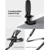 imageLamicall Gooseneck Phone Holder for Bed  360 Adjustable Clamp Clip Overhead Cell Phone Mount Stand for Desk Compatible with All Cellphone Whiteblack