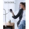 imageLamicall Gooseneck Phone Holder for Bed  Overall Length 386in Flexible Leather Wrapped Arm 360 Adjustable Clamp Clip Overhead Cell Phone Mount Stand for Desk Compatible with All Cellphone 47Grey