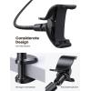 imageLamicall Gooseneck Phone Holder for Bed  Overall Length 386in Flexible Leather Wrapped Arm 360 Adjustable Clamp Clip Overhead Cell Phone Mount Stand for Desk Compatible with All Cellphone 47Black