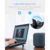 imageLamicall Laptop Cooling Pad Laptop Cooler  Portable Slim Laptop Cooling Stand Holder Riser with 5 Fans Compatible with MacBook Air Pro Dell XPS HP Alienware Laptop Notebooks Up to 156 Inch