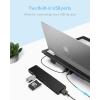 imageLamicall Laptop Cooling Pad Laptop Cooler  Portable Slim Laptop Cooling Stand Holder Riser with 5 Fans Compatible with MacBook Air Pro Dell XPS HP Alienware Laptop Notebooks Up to 156 Inch