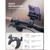 imageLamicall Motorcycle Phone Mount Holder  Camera Friendly 1s Lock Bike Phone Holder Handlebar Clamp Bicycle Scooter Phone Clip for iPhone 16 Pro Max 15 14 13 Galaxy S25 Ultra 477quot PhonesBlack