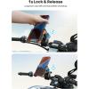 imageLamicall Motorcycle Phone Mount Holder  Camera Friendly 1s Lock Bike Phone Holder Handlebar Clamp Bicycle Scooter Phone Clip for iPhone 16 Pro Max 15 14 13 Galaxy S25 Ultra 477quot PhonesOrange