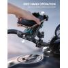 imageLamicall Motorcycle Phone Mount Holder  Dual Vibration Dampener Metal Adjustment Arm Motorcycle Cell Phone Holder Bike Handlebar Phone Mount for iPhone 1615 1413 Pro Max 4767quot PhonesBlue