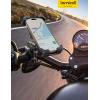 imageLamicall Motorcycle Phone Mount Holder  Metal Extension Arm Dual Vibration Dampener Motorcycle Cell Phone Mount Bike Bicycle Handlebar Phone Clamp for iPhone 1615 14 Pro Max 4767quot Phones