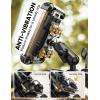 imageLamicall Motorcycle Phone Mount Holder  Metal Extension Arm Dual Vibration Dampener Motorcycle Cell Phone Mount Bike Bicycle Handlebar Phone Clamp for iPhone 1615 14 Pro Max 4767quot Phones