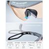 imageLamicall Photochromic Sports Sunglasses for Men Women UV400 Protection Sun Glasses for Day ampamp Night Driving Cycling RunningTransparent Framered Lens