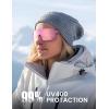 imageLamicall Polarized Sports Sunglasses for Men Women UV400 Protection Sun Glasses for Running Cycling Baseball Fishing GolfPink Framepink Lens