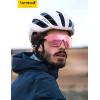 imageLamicall Polarized Sports Sunglasses for Men Women UV400 Protection Sun Glasses for Running Cycling Baseball Fishing GolfPink Framepink Lens