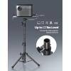 imageLamicall Projector Tripod Stand Laptop Holder  2236quot Height Adjustable ampamp Foldable Projector Heavy Duty Stand MutiAngle Max Load 22lbs Universal for Home Office Outdoor Stage Podium