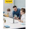 imageLamicall Swivel Laptop Stand Laptop Riser  360Rotating Ergonomic Aluminum Computer Desk Holder Compatible with MacBook Air Pro Dell XPS HP and More 10quot  173quot Notebook  Sliver