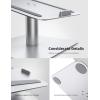 imageLamicall Swivel Laptop Stand Laptop Riser  360Rotating Ergonomic Aluminum Computer Desk Holder Compatible with MacBook Air Pro Dell XPS HP and More 10quot  173quot Notebook  Sliver