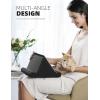 imageLamicall Tablet Pillow Holder Stand  Tablet Pillow Soft Pad Dock for Lap Bed and Desk with Pocket ampamp 4 Viewing Angles for 2022 iPad Pro 11 129 Air Mini Kindle 413quot Phone and Tablet BlackBlack