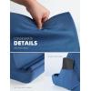 imageLamicall Tablet Pillow Holder Stand  Tablet Pillow Soft Pad Dock for Lap Bed and Desk with Pocket ampamp 4 Viewing Angles for 2022 iPad Pro 11 129 Air Mini Kindle 413quot Phone and Tablet BlackRoyal Blue