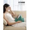 imageLamicall Tablet Pillow Holder Stand  Tablet Pillow Soft Pad Dock for Lap Bed and Desk with Pocket ampamp 4 Viewing Angles for 2022 iPad Pro 11 129 Air Mini Kindle 413quot Phone and Tablet BlackGreen