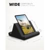 imageLamicall Tablet Pillow Holder Stand  Tablet Pillow Soft Pad Dock for Lap Bed and Desk with Pocket ampamp 4 Viewing Angles for 2022 iPad Pro 11 129 Air Mini Kindle 413quot Phone and Tablet BlackBlack
