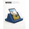 imageLamicall Tablet Pillow Holder Stand  Tablet Pillow Soft Pad Dock for Lap Bed and Desk with Pocket ampamp 4 Viewing Angles for 2022 iPad Pro 11 129 Air Mini Kindle 413quot Phone and Tablet BlackRoyal Blue