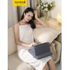 imageLamicall Tablet Pillow Holder Stand  Tablet Pillow Soft Pad Dock for Lap Bed and Desk with Pocket ampamp 4 Viewing Angles for 2022 iPad Pro 11 129 Air Mini Kindle 413quot Phone and Tablet BlackGray