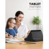 imageLamicall Tablet Pillow Holder Stand  Tablet Pillow Soft Pad Dock for Lap Bed and Desk with Pocket ampamp 4 Viewing Angles for 2022 iPad Pro 11 129 Air Mini Kindle 413quot Phone and Tablet BlackBlack