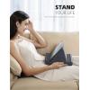 imageLamicall Tablet Pillow Holder Stand  Tablet Pillow Soft Pad Dock for Lap Bed and Desk with Pocket ampamp 4 Viewing Angles for 2022 iPad Pro 11 129 Air Mini Kindle 413quot Phone and Tablet BlackGray