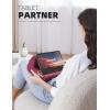 imageLamicall Tablet Stand Pillow Holder  Soft Pad for Bed Lap Dock With Stylus Mount ampamp Pocket for iPad Pro 129 Air Mini Kindle Galaxy Tab and 413quot Tablets Dark GreyDark Red
