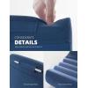 imageLamicall Tablet Stand Pillow Holder  Soft Pad for Bed Lap Dock With Stylus Mount ampamp Pocket for iPad Pro 129 Air Mini Kindle Galaxy Tab and 413quot Tablets Dark GreyRoyal Blue