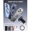 imageLamicall for MagSafe Car Mount  20X Strong Magnets Metal Hook Magnetic Phone Holders for Your Car  360 Rotation Car Phone Holder for iPhone 16 15 14 13 Pro Plus Max Case ampamp All PhonesNEW Upgraded  Aluminum Alloy