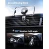 imageLamicall for MagSafe Car Mount  Upgraded2nd Generation 20 Strong Magnets Magnetic Phone Holder Car  Air Vent Car Phone Holder Mount for iPhone 16 15 14 13 12 Pro Plus Max Mini Mag Safe Case2NEW Upgraded  Carbon Fiber
