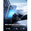 imageLamicall for Magnetic Car Mount Charger  2024 Cooling Fast Charging 15W Wireless Car Charger  Hands Free Magnetic Car Phone Holder Charger Vent for iPhone 16 15 14 13 12 Pro Max CaseBlack