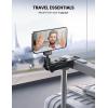 imageLamicall for Magsafe Airplane Phone Holder Airplane Travel Essentials for Flying Plane Handsfree Airport Phone Mount Long Flight Must Haves for Woman Man Fits iPhone 16 15 14 Pro Max SeriesBlack