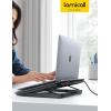 imageLaptop Cooler Lamicall Laptop Cooling Pad  Portable Height Adjustable Laptop Cooling Fan Stand Holder Riser