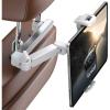 imageLamicall Car Headrest Tablet Holder  3 in 1 Extension Arm Adjustable Tablet Car Mount for Back Seat Road Trip Essentials for Kids for 4711quot Device Like iPad Pro Air Mini Galaxy Fire BlackWhite