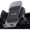imageLamicall Car Phone Holder Vent  Upgraded Spring Loaded Hook Big Phone Friendly Air Vent Cell Phone Holders for Your Car Mount Automobile Hands Free Cradle for iPhone 16 15 14 13 Pro Max SmartphoneNEW Upgraded  Dark