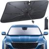 imageLamicall Car Windshield Sunshade Umbrella  Foldable Car Windshield Sun Shade Cover 5 Layers UV Block Coating 52quotx31quot Front Window Heat Insulation Protection for Auto Sedan SUV Windshield61x33