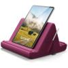 imageLamicall Tablet Pillow Holder Stand  Tablet Pillow Soft Pad Dock for Lap Bed and Desk with Pocket ampamp 4 Viewing Angles for 2022 iPad Pro 11 129 Air Mini Kindle 413quot Phone and Tablet BlackPurple Red