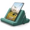 imageLamicall Tablet Pillow Holder Stand  Tablet Pillow Soft Pad Dock for Lap Bed and Desk with Pocket ampamp 4 Viewing Angles for 2022 iPad Pro 11 129 Air Mini Kindle 413quot Phone and Tablet BlackGreen