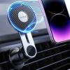 imageLamicall for MagSafe Car Mount  Upgraded2nd Generation 20 Strong Magnets Magnetic Phone Holder Car  Air Vent Car Phone Holder Mount for iPhone 16 15 14 13 12 Pro Plus Max Mini Mag Safe Case2NEW Upgraded  Carbon Fiber