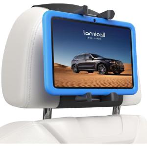 imageLamicall Tablet Holder for Car Headrest  Thick Case Friendly 360 Rotation Car Tablet Mount for Backseat Road Trip Essentials for Kids for iPad Pro Air Mini Galaxy Fire HD 6113quot Tablets
