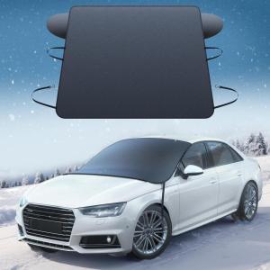 imageLamicall Windshield Cover for Ice and Snow  Magnetic Fit Waterproof Heavy Duty 800D Oxford Fabric1S Snow Removal 4X Stable Winter Car Accessories for Men Fits Most Cars SUVs 62quotx48quot
