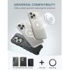 image098quot Expand Soft Strap Magnetic Phone Grip Holder for Magsafe  Lamicall Easy Push Open Finger Loop Grip Smooth 360 Rotation Ring Stand for iPhone 16 15 14 Pro Max Plus Mag Safe Accessory