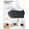 image5Pack Cable Spring Holder Clips Cord Organizer for Desk  Lamicall Adjustable Cord Wire Holder Keeper Phone Charger Organizer Clips Wire Cable Management for Nightstand Wall Car Office DesktopBlack