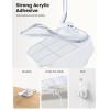 image5Pack Cable Spring Holder Clips Cord Organizer for Desk  Lamicall Adjustable Cord Wire Holder Keeper Phone Charger Organizer Clips Wire Cable Management for Nightstand Wall Car Office DesktopWhite