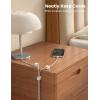 image8Pack Cord Organizer 1s Lock Spring Cable Management Clips  Lamicall Desk Cord Holder Adhesive Cute Round Cable Clip Phone Charger Wire Organizer Keeper for Nightstand Car Office Accessory White8Pack